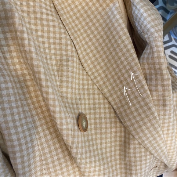 Vintage Evan Picone Check Double Breasted Blazer - Picture 13 of 13